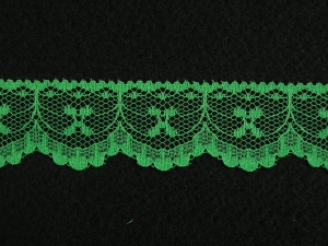 1 Inch Flat Lace, Emerald (730 YARDS - FULL SPOOL) MADE IN USA