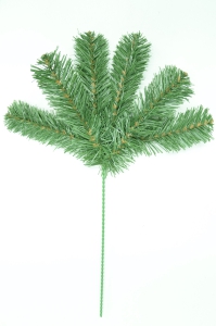 06 Tips, Artificial Green Colorado Pine Pick x 6 (LOT OF 1 PC.) SALE ITEM