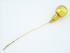 16MM Gold Glass Ball With Wire (lot of 24 bunches) SALE ITEM
