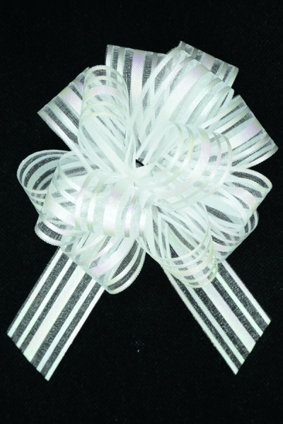 5 and 7 Organza Stripe Multi-Loop Pull Bow (25 or 50 pack) – Bow