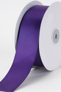 Single Faced Satin Ribbon , Purple, 3/8 Inch x 25 Yards (1 Spool) SALE ITEM