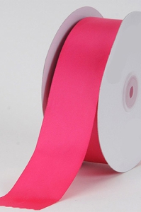 Single Faced Satin Ribbon , Shocking Pink, 3/8 Inch x 25 Yards (1 Spool) SALE ITEM