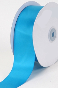 Single Faced Satin Ribbon , Turquoise , 3/8 Inch x 25 Yards (1 Spool) SALE ITEM