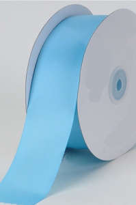 Single Faced Satin Ribbon , Light Blue, 5/8 Inch x 25 Yards (1 Spool) SALE ITEM