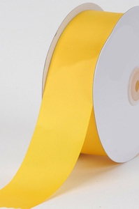 Single Faced Satin Ribbon , Light Gold, 5/8 Inch x 25 Yards (1 Spool) SALE ITEM