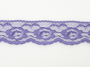 1.25 inch Flat Lace, Purple (50 yards) 2611 Purple 4016 MADE IN USA
