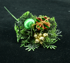 Decorated Christmas Pine Pick,  (lot of 12)