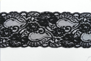 4.5 inch Flat Lace, Black (25 yards) MADE IN USA
