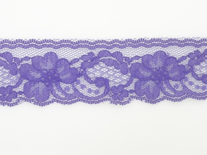 2 Inch Flat Lace, Purple (400 Yards - FULL SPOOL) MADE IN USA