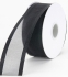 Organza Ribbon With Satin Edge , Black, 3/8 Inch x 25 Yards (1 Spool) SALE ITEM