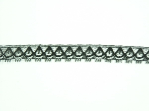 .5 inch Flat Lace, Black (100 yards) 1247 Black MADE IN USA