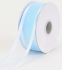 Organza Ribbon With Satin Edge , Light Blue, 3/8 Inch x 25 Yards (1 Spool) SALE ITEM