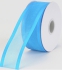 Organza Ribbon With Satin Edge , Turquoise, 3/8 Inch x 25 Yards (1 Spool) SALE ITEM