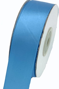 Single Faced Satin Ribbon , Copen Blue, 1/4 Inch x 25 Yards (1 Spool) SALE ITEM