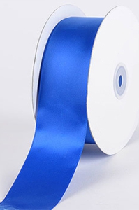 Single Faced Satin Ribbon , Royal Blue, 1/4 Inch x 25 Yards (1 Spool) SALE ITEM