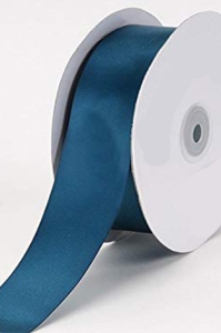 Single Faced Satin Ribbon , Teal, 7/8 Inch x 25 Yards (1 Spool) SALE ITEM