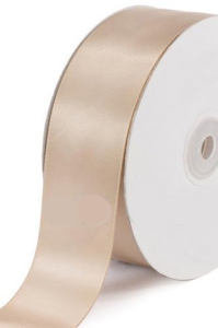 Single Faced Satin Ribbon , Toffee, 1-1/2 Inch x 25 Yards (1 Spool) SALE ITEM
