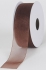 Organza Ribbon , Brown, 1.5 Inch x 25 Yards (1 Spool) SALE ITEM