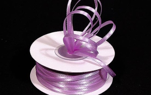 Double Faced Satin Ribbon , Lavender, 1/8 Inch x 100 Yards (1 Spool) SALE ITEM