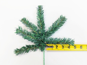 06 Tips, Artificial Green Canadian Pine Pick x 6 (LOT OF 1 PC.) SALE ITEM