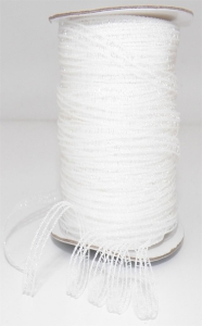 White Iridescence Mesh Ribbon ¼ x 100 yds., (1 spool) SALE ITEM