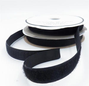Black Hook and Loop Adhesive Back Paired 7/8 x 10 yds., (1 Spool) SALE ITEM