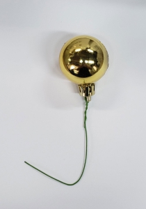 35MM Gold (Shiny) Wired Plastic Ball Pick x1 (Lot of 1 Box - 6 Dz.) SALE ITEM