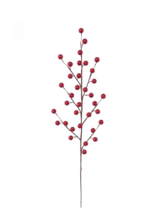 Red Artificial Berry Spray w/ 35 Berries, 17.5 inch (lot of 12) SALE ITEM