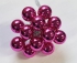 25MM Magenta Glass Balls (Lot of 1 Box - 12  Bunches Per Box) SALE ITEM