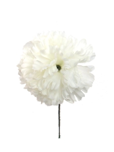 Cream White Carnation Pick 4.25" (Lot of 100 Picks) SALE ITEM