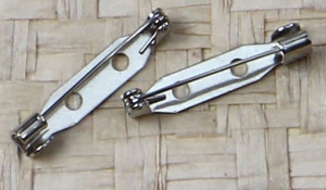 Silver Color 1" Metal Brooch Back Bar Pin (Lot of 144 Pins) SALE ITEM