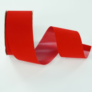 Red Velvet Ribbon, 2.5 inch (25 yards/spool) SALE ITEM