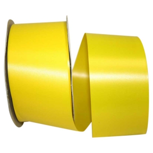 Yellow / Gold, Embossed, Polypropylene, Florentine Ribbon 2 ½ Inch x 100 yds., (1 Spool) SALE ITEM