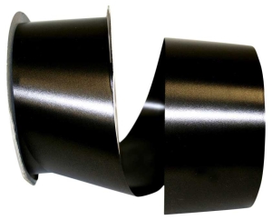 Black, Embossed, Polypropylene, Florentine Ribbon 2 ½ Inch x 100 yds., (1 Spool) SALE ITEM