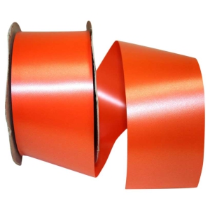 Orange, Embossed, Polypropylene, Florentine Ribbon 2 ¾ Inch x 100 yds., (1 Spool) SALE ITEM