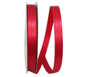 .625 Inch Red Tuxedo Striped Satin Christmas Ribbon (100 Yards) SALE ITEM