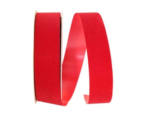 Outdoor Red Velvet Ribbon, 1 3/8 inch (25 yards/spool) SALE ITEM
