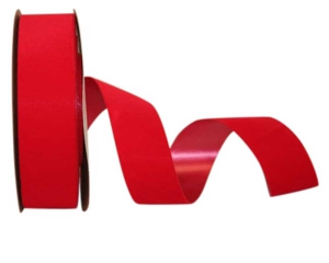 Outdoor Red Velvet Ribbon, 1 3/8 inch (25 yards/spool) SALE ITEM