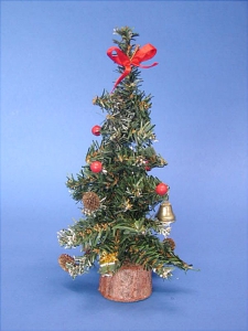 07 Inch Decorated Pine Christmas Tree, 7-inch (Lot of 1 PC.)   SALE ITEM