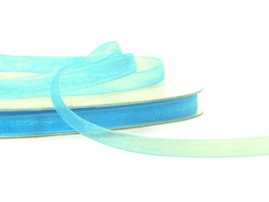 Organza Ribbon , Blue, 1/4 Inch x 25 Yards (1 Spool) SALE ITEM