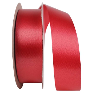 Red Medium, Embossed, Polypropylene, Florentine Ribbon 1 ⅜ Inch x 100 yds., (1 Spool) SALE ITEM
