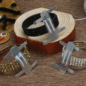 Silver Rhinestone Wrist Bracelet Corsage Elastic Bands (Lot of 1 Pc.) SALE ITEM