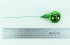 35MM Green Glass Balls With Wire (Lot of 1 Box - 72  Balls Per Box) SALE ITEM