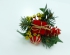 Burgundy Wreath Pick With Ball, Velvet Gift Box, Pine Cone, Pine Sprigs and Holly Leaves (Lot of 12 Sprays) SALE ITEM