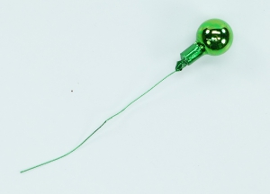 20MM Green Glass Ball  (Lot of 1 Box - 12  Bunches Per Box) SALE ITEM