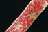 2.5 Inch Wired Christmas Ribbon With Gold Metallic Sparkle Stars on Red Satin,10 Yds (Lot of 1 Spool) SALE ITEM