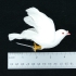 White Flying Dove, 4.5 inch (lot of 12)