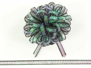 Pull Bow Ribbon , Black, 1/8 Inch x 50 Yards (1 Spool) SALE ITEM