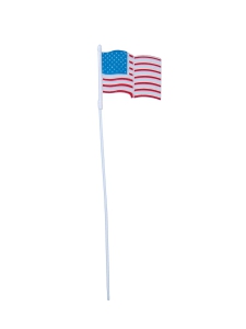 American Flag Pick, Sign, Cake Topper - Red, White and Blue (Lot of 1 Bag - 12 Pcs Per Bag) SALE ITEM