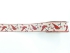 1.5 Inch Natural Wired Christmas Ribbon with Red Birds, 25 Feet Per Spool (Lot of 1 Spool) SALE ITEM